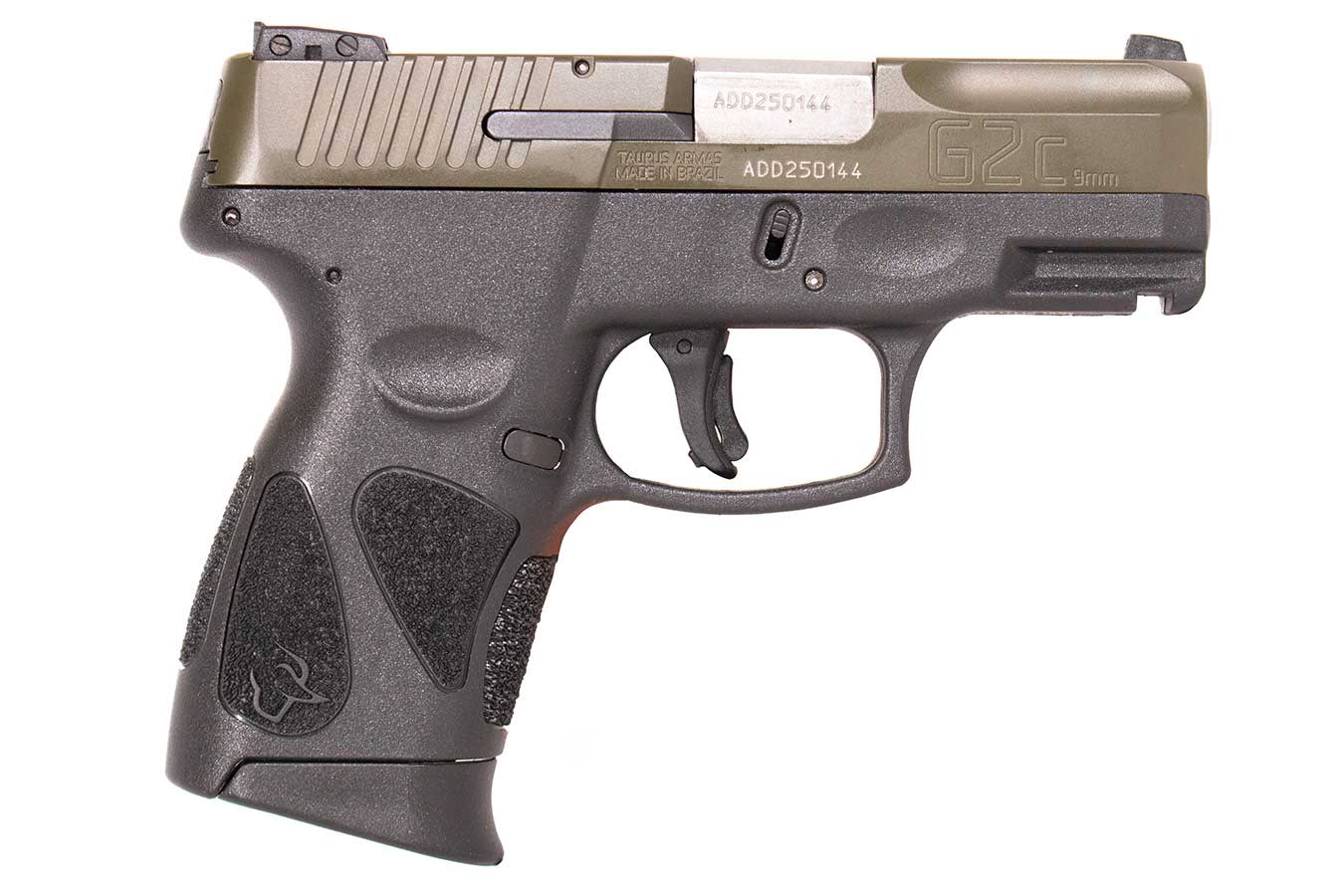 Taurus G2C 9mm Compact Pistol with Black Frame and Green Slide