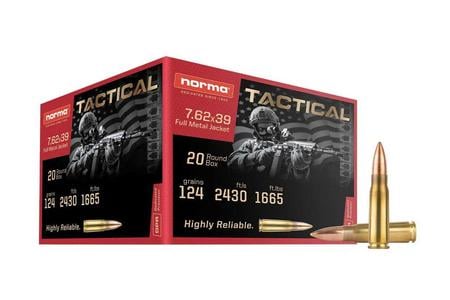 7.62X39 124GR TACTICAL FMJ