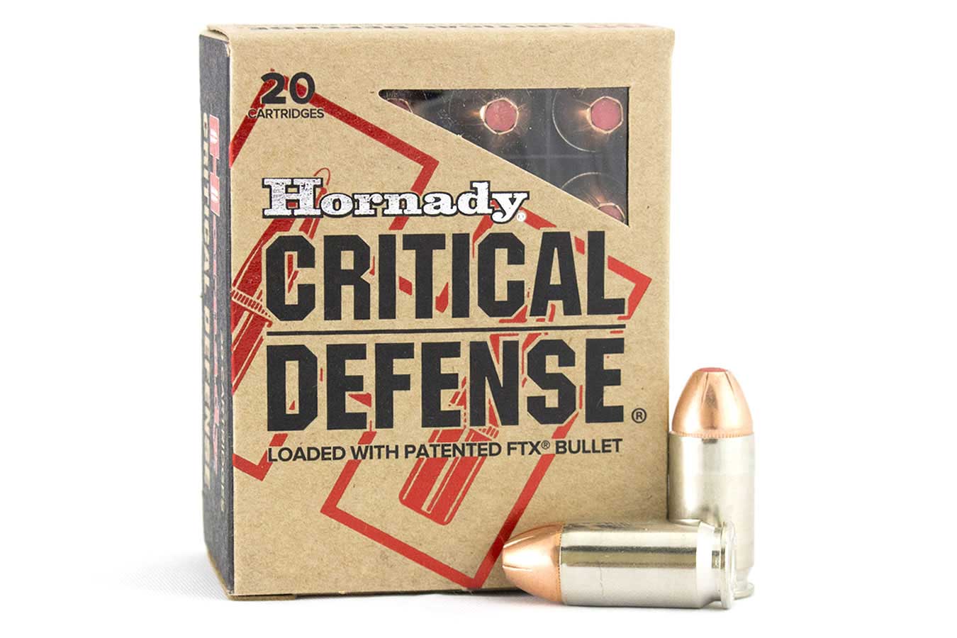 Hornady 45 Auto 185 gr FTX Critical Defense 20/Box