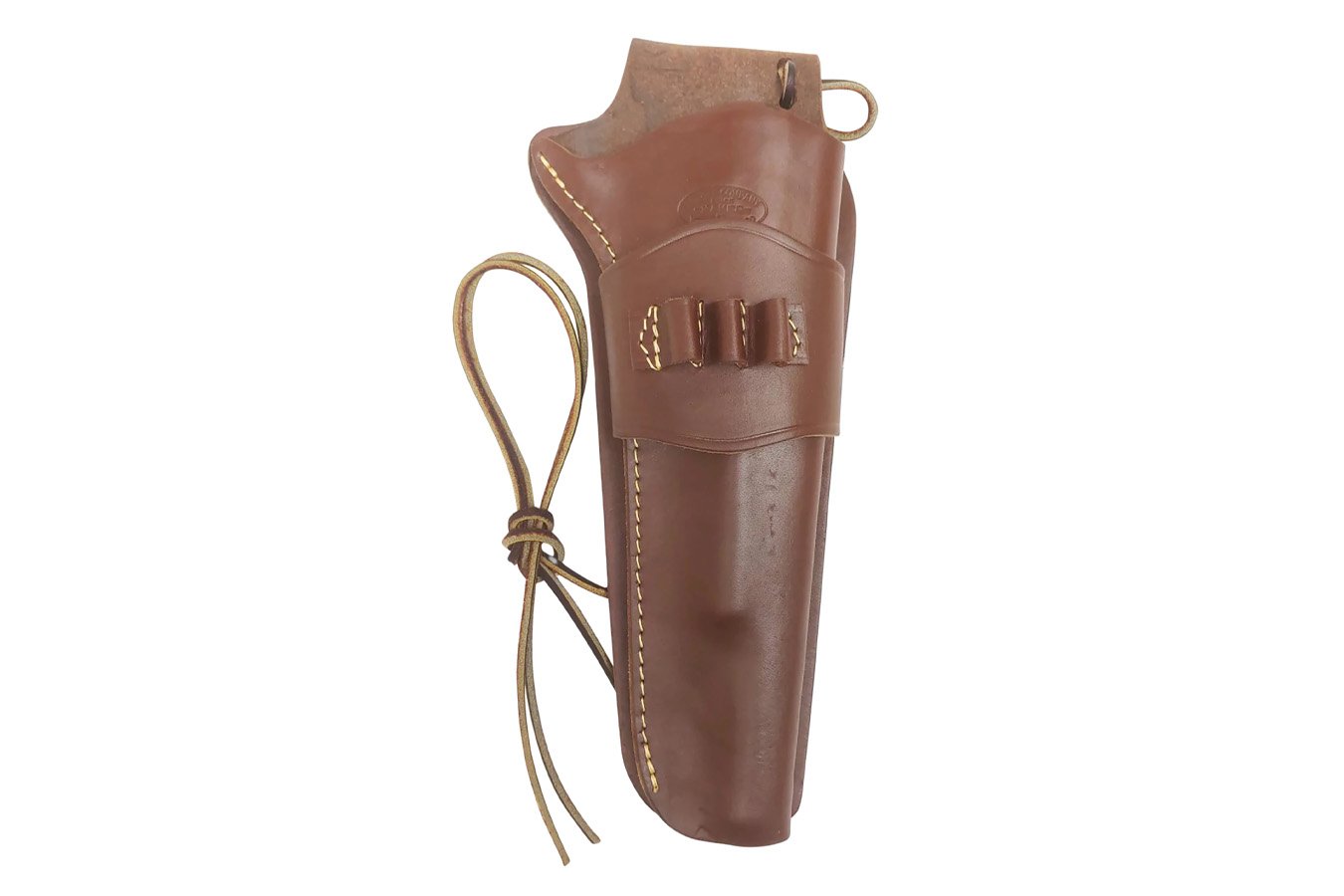 Hunter Company Inc Cartridge Loop OWB Size 50 Antique Brown Leather Belt Holster fo rSA Revolver with 7.50