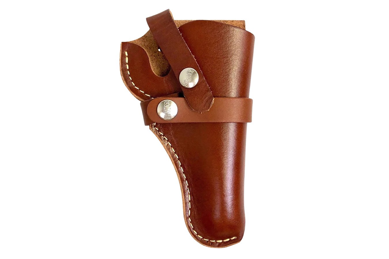 Hunter Company Inc 1100 Series Belt OWB Chestnut Tan Leather Holster for DA Revolver with 2.75-4