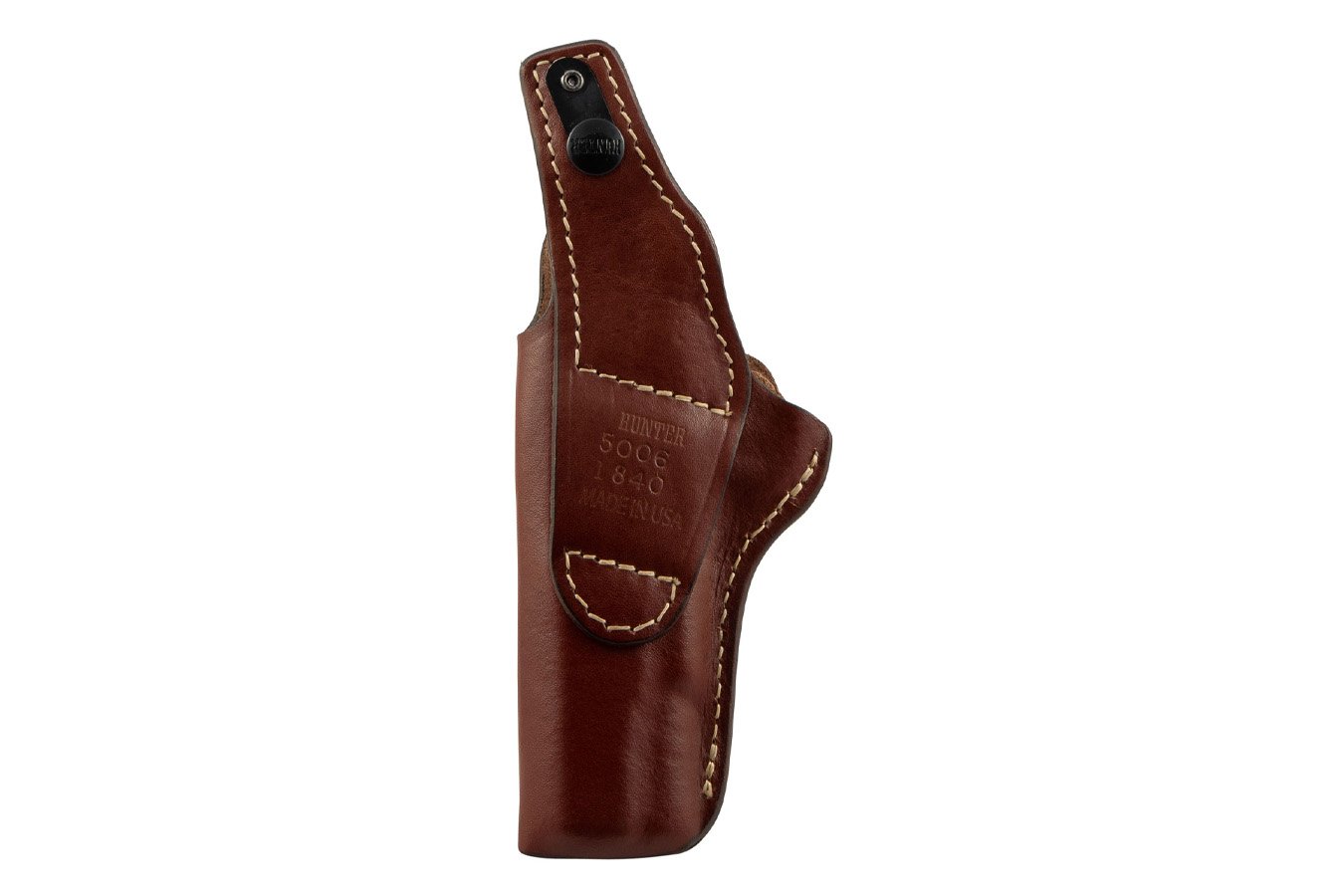 Hunter Company Inc High Ride OWB Chestnut Tan Leather Belt Loop Holster for Colt Govt/Ruger SR1911 with 5