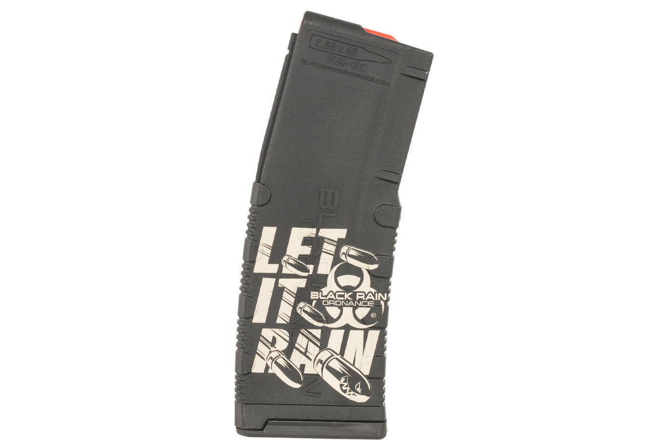 Black Rain Ordnance Magazine 30rd 223 Rem/5.56 NATO Let It Rain Bullet Engraving Fits AR-15 Platform