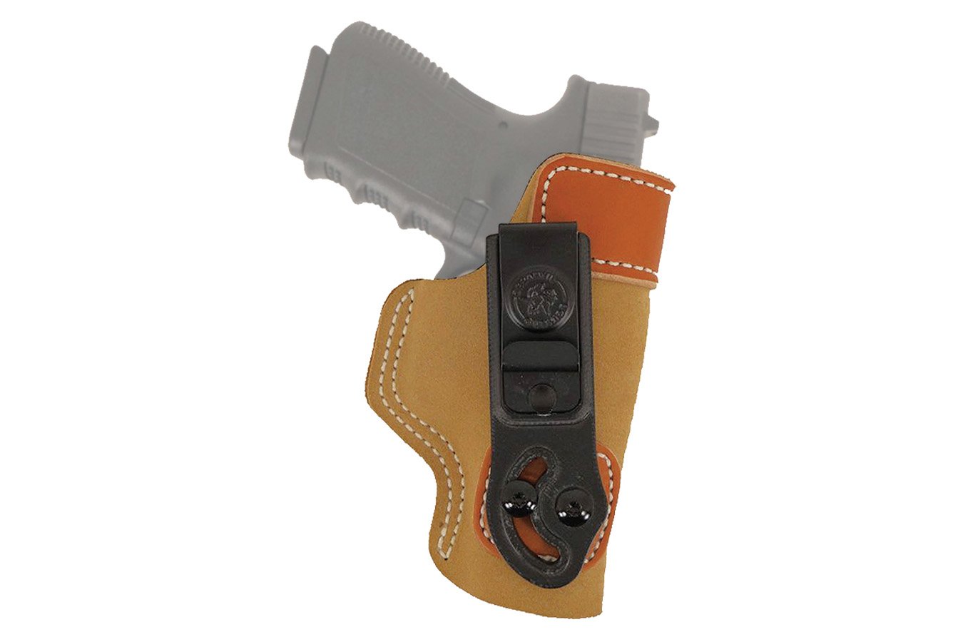 Desantis Sof-Tuck IWB Tan Leather and Suede Holster for Colt Commander Right Hand