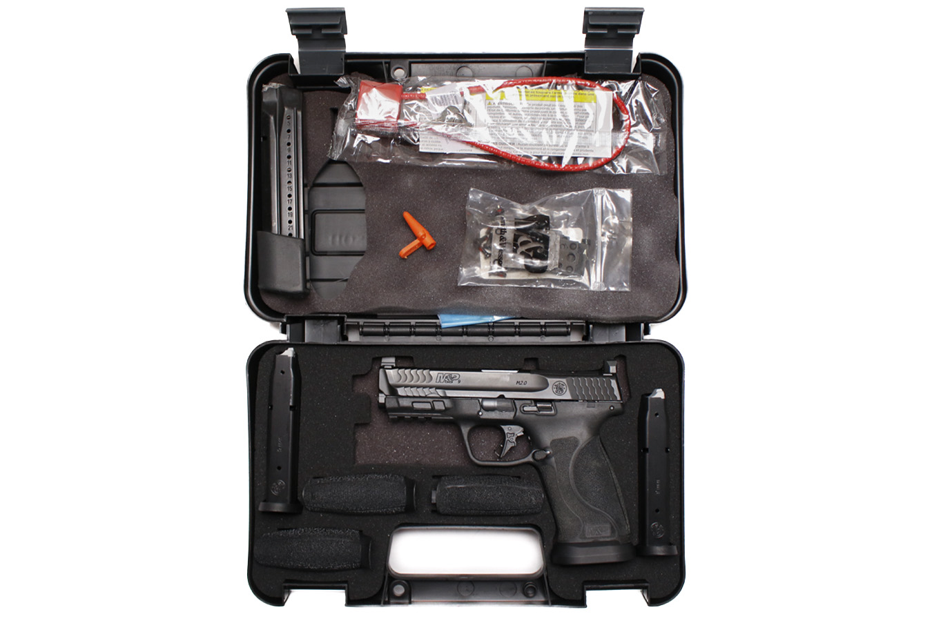 Smith & Wesson M&P9 M2.0 9mm Full-Size Optic Ready Law Enforcement Sample Pistol with Optic Night Sights and Three Magazines