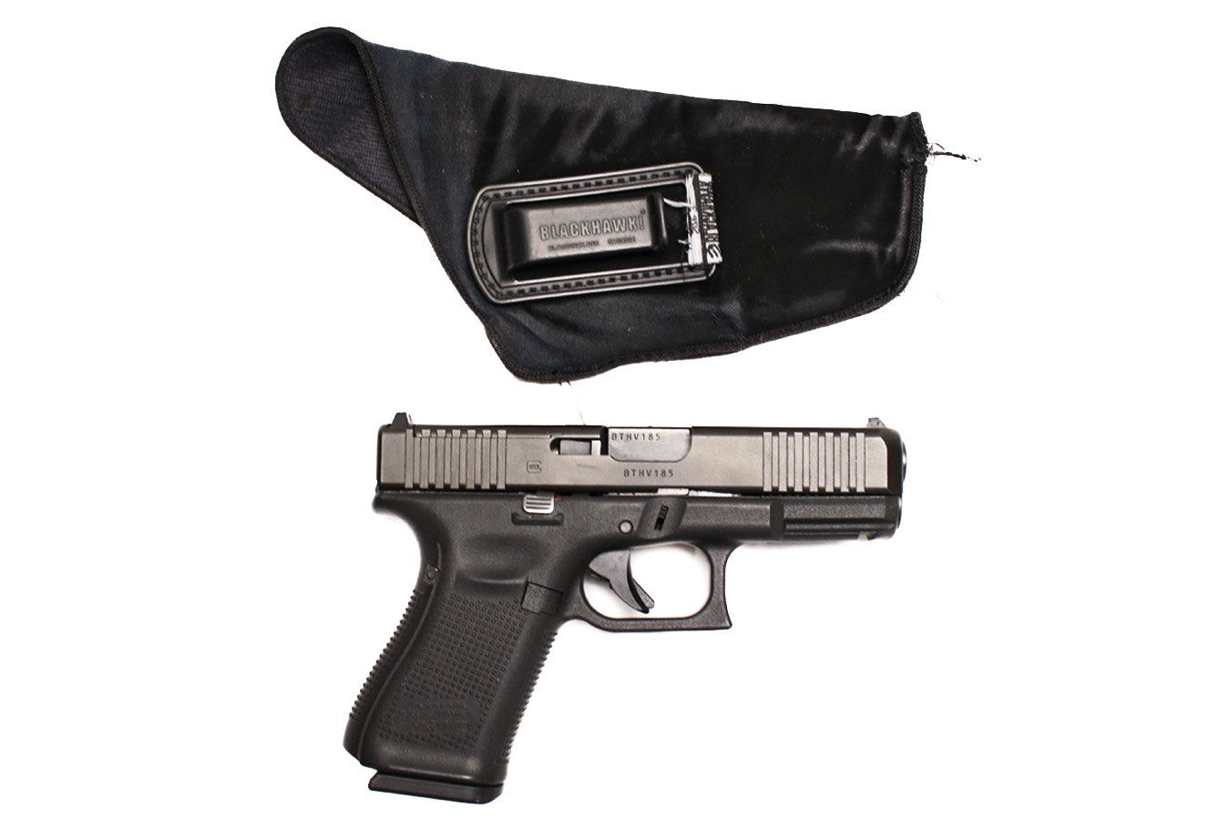 Glock 23 Gen5 MOS 40 S&W Police Trade-In Optic Ready Pistol with Front Serrations