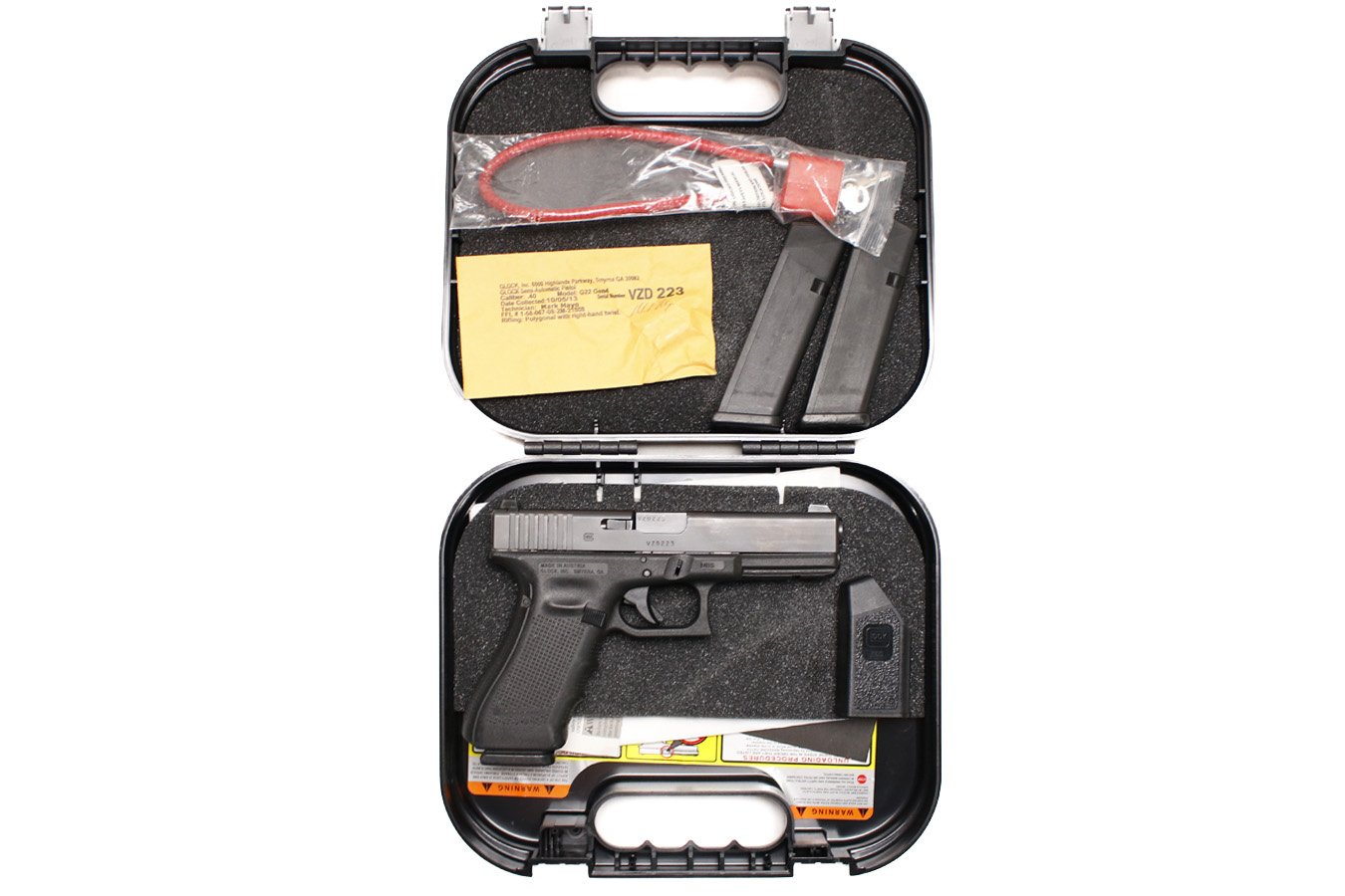 Glock 22 Gen4 40 S&W Police Trade-In Pistol with Original Box and Three Magazines