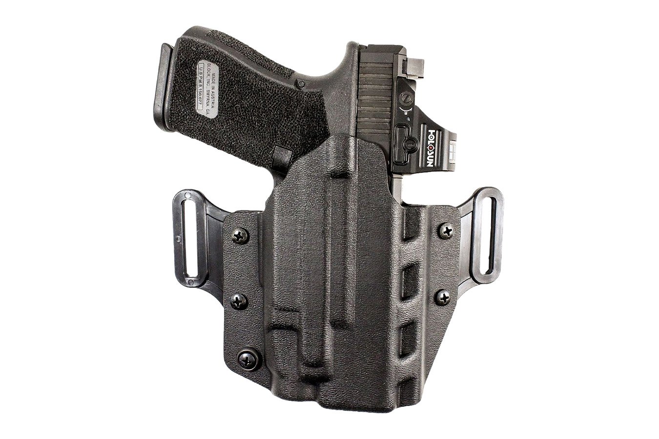 Desantis Veiled Partner OWB Kydex Holster for Glock 19/23/32/45 (Ambidextrous)