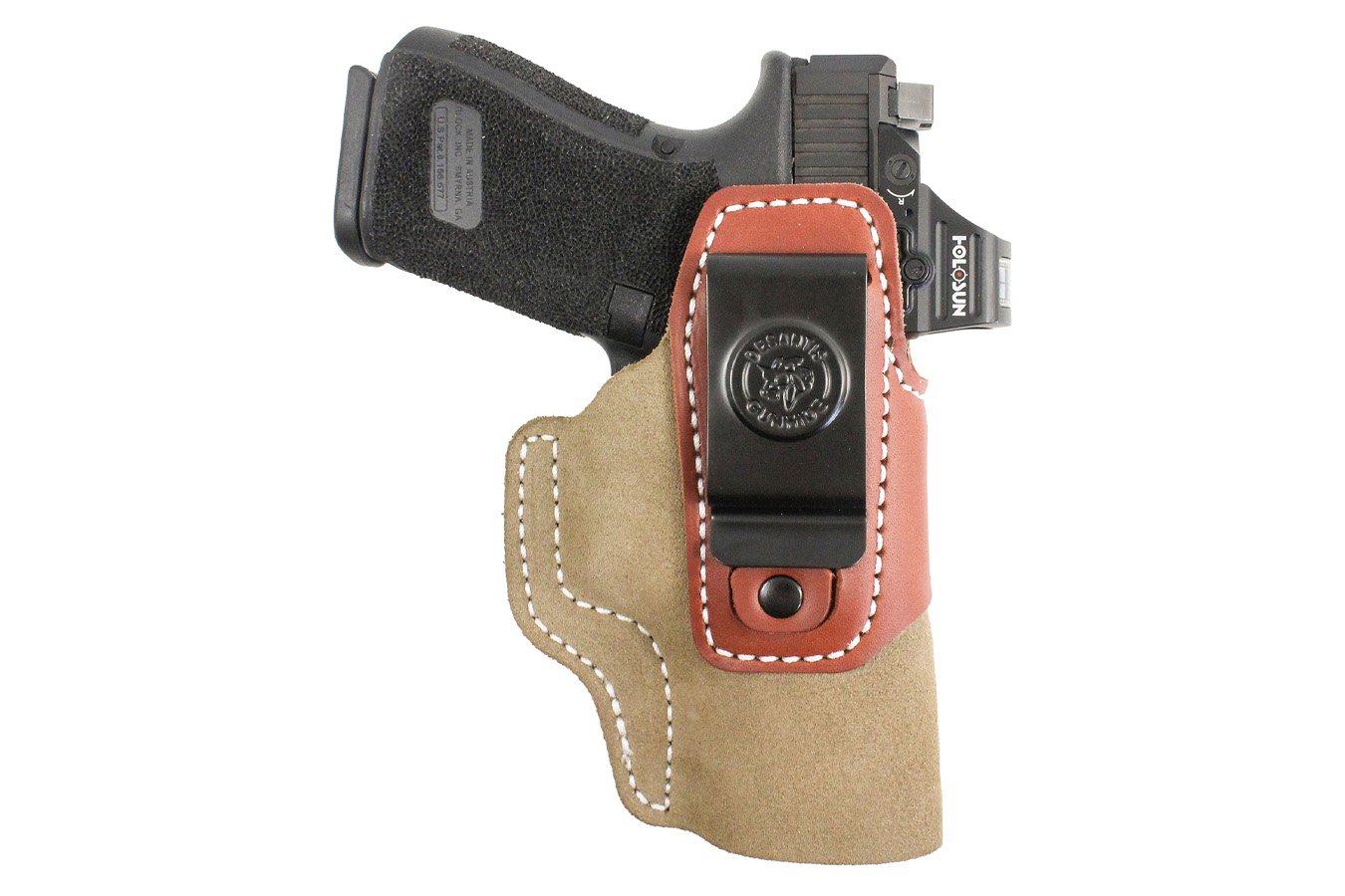 Desantis Transit IWB Kydex/Natural Leather Holster for S&W J Frame (Ambidextrous)