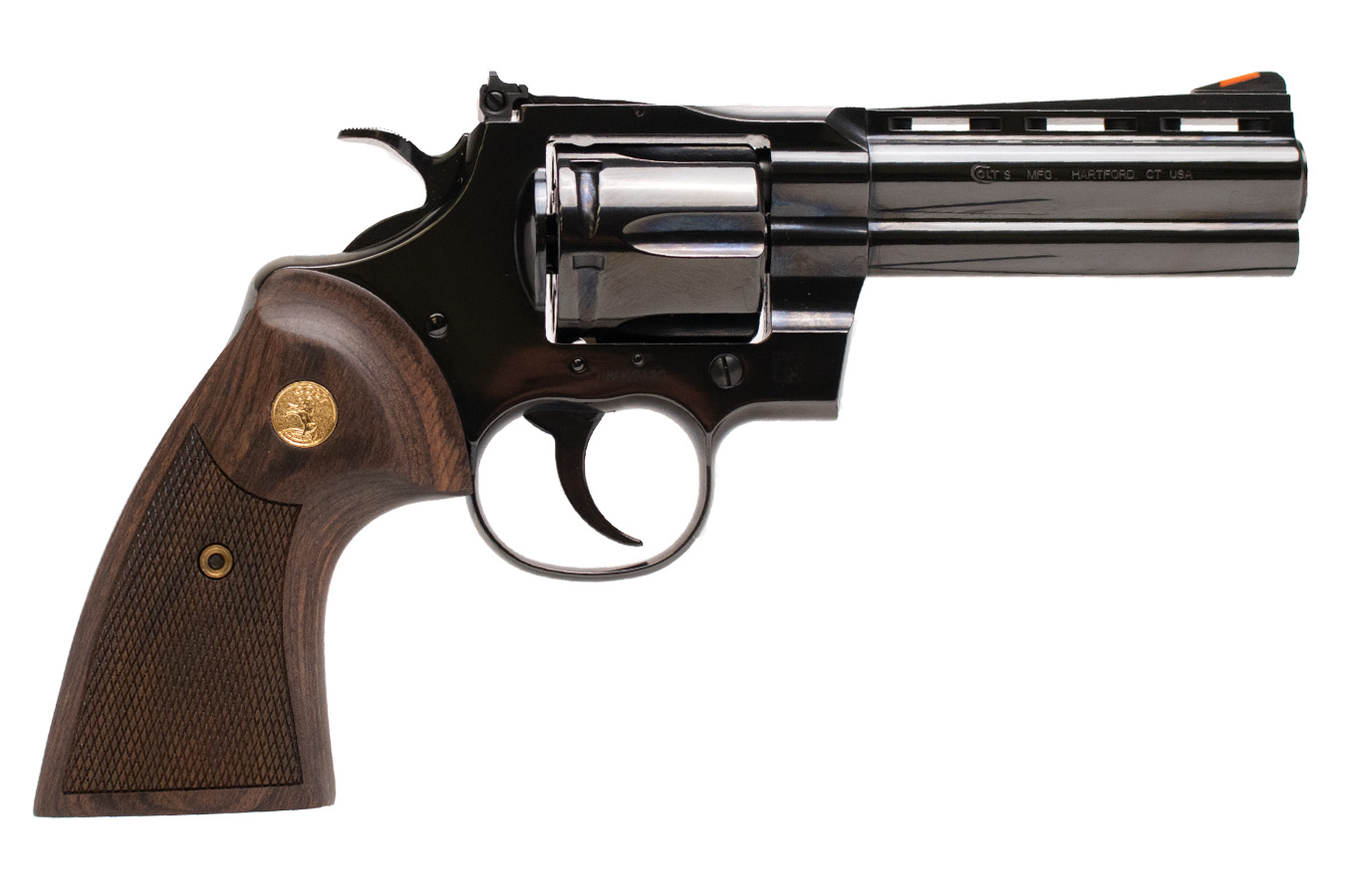 Colt Python 357 Magnum Double-Action Revolver with Blued Finish and 4.25-Inch Barrel (Blemished)