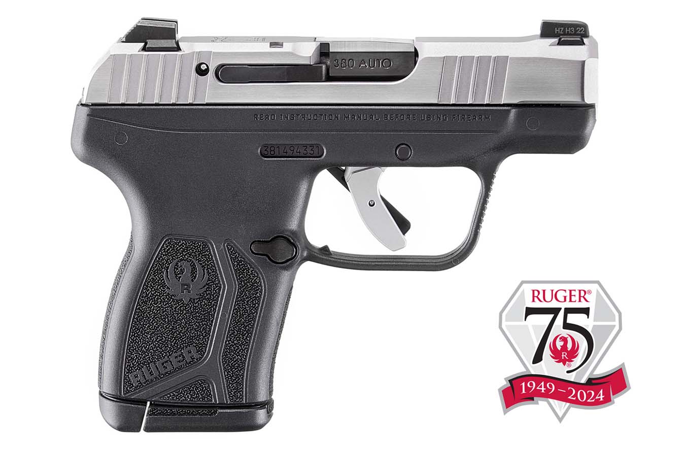 Ruger LCP Max 380 ACP 75th Anniversary Compact Pistol