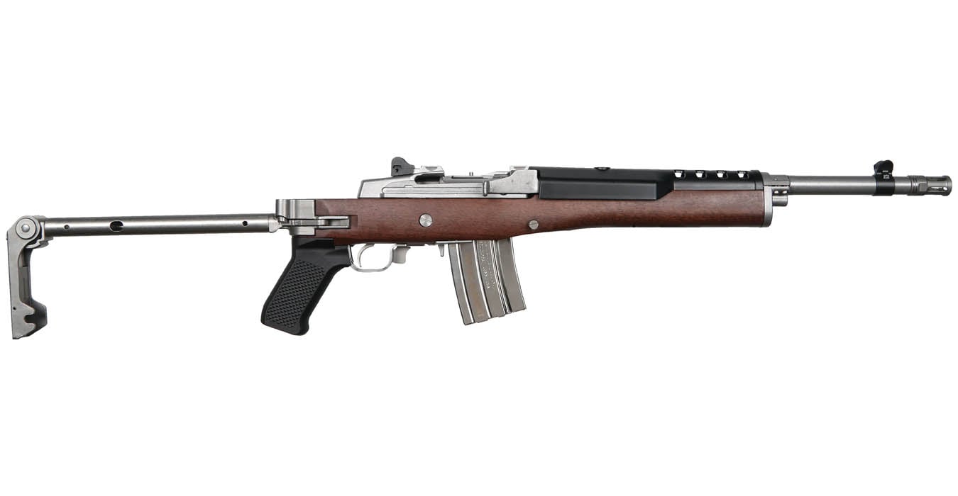 Ruger Mini-14 Tactical 300 Blackout Rifle with Samson Stainless Side Folding Stock