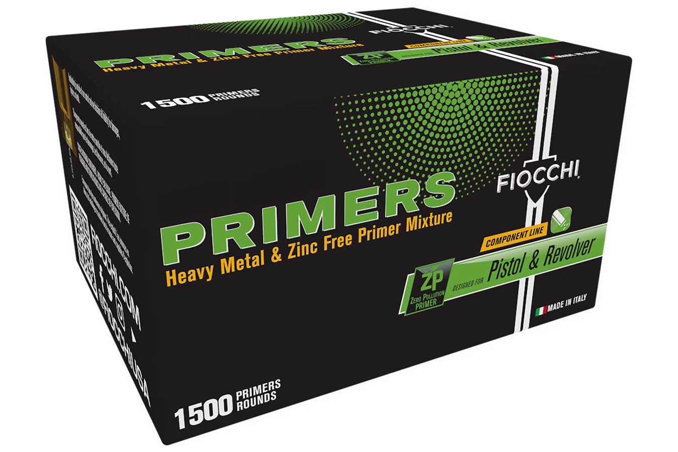 Fiocchi Zero Pollution Heavy Metal and Zinc Free Small Rifle Primers 1500/Box