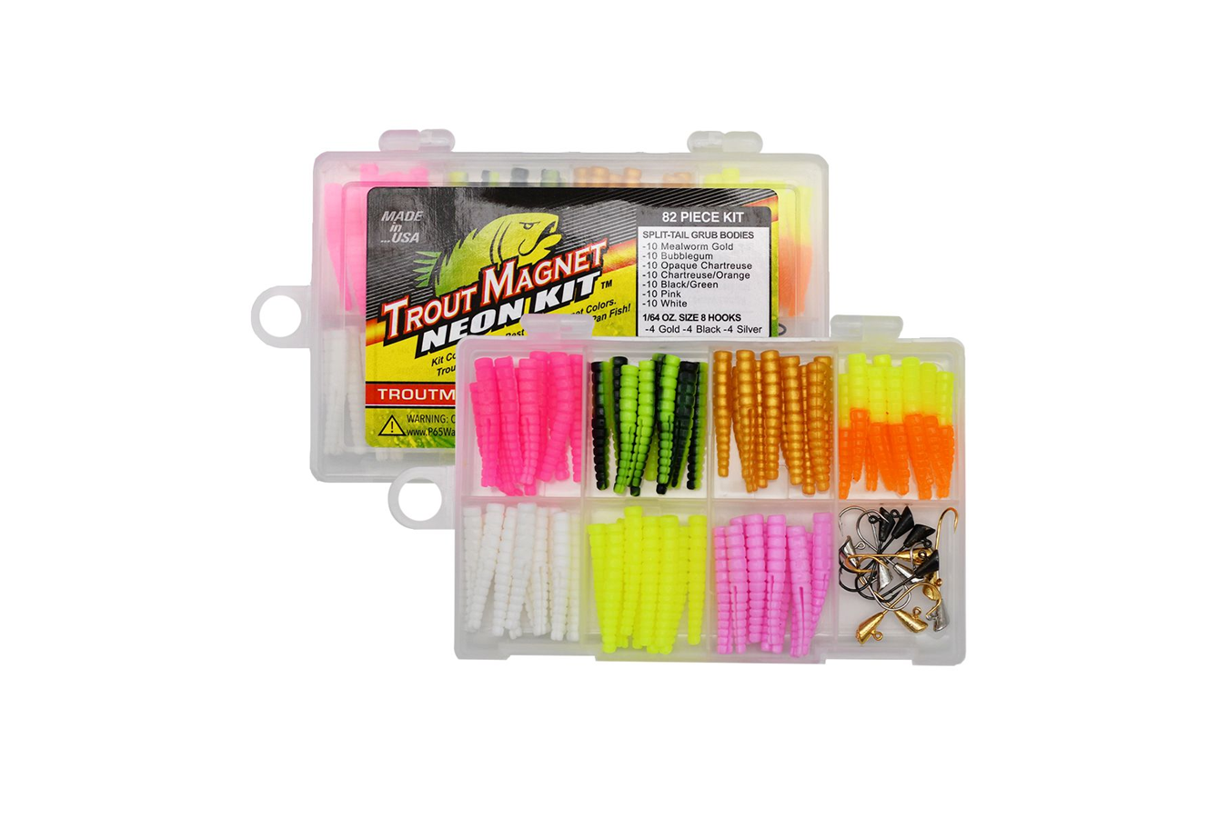 Trout Magnet Neon 82 Piece Kit 