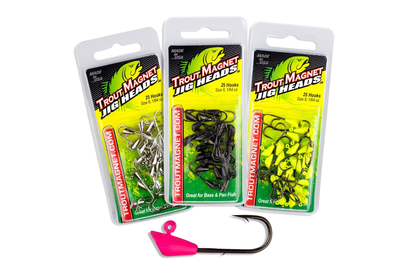 Trout Magnet Jig Heads 25pc. Pack