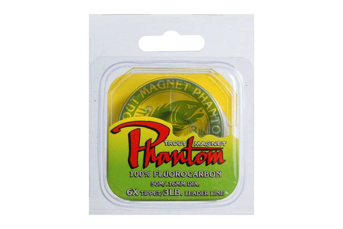 Trout Magnet 3lb 6x Phantom Fluorocarbon Leader