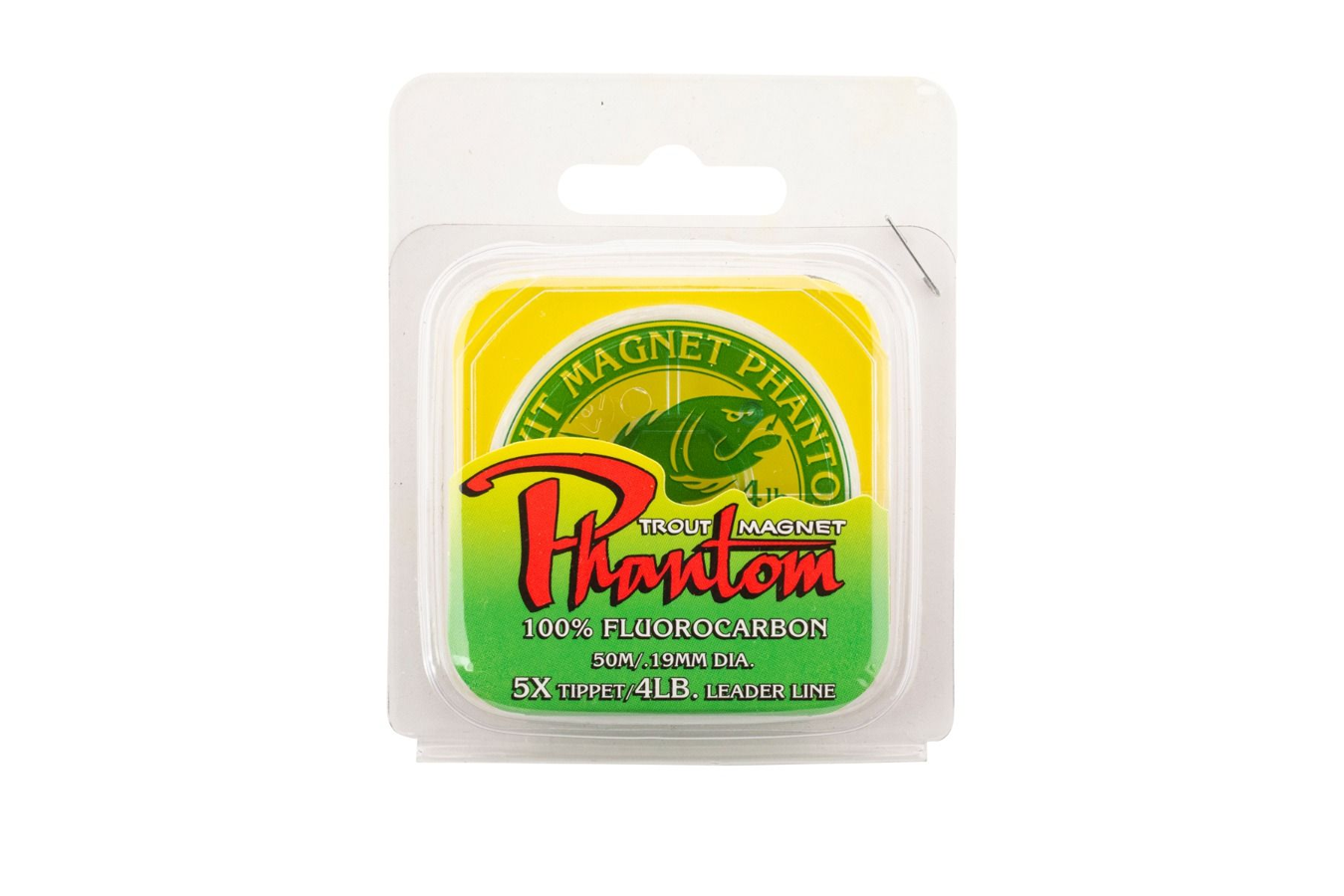 Trout Magnet 4lb 5x Phantom Fluorocarbon Leader .19MM