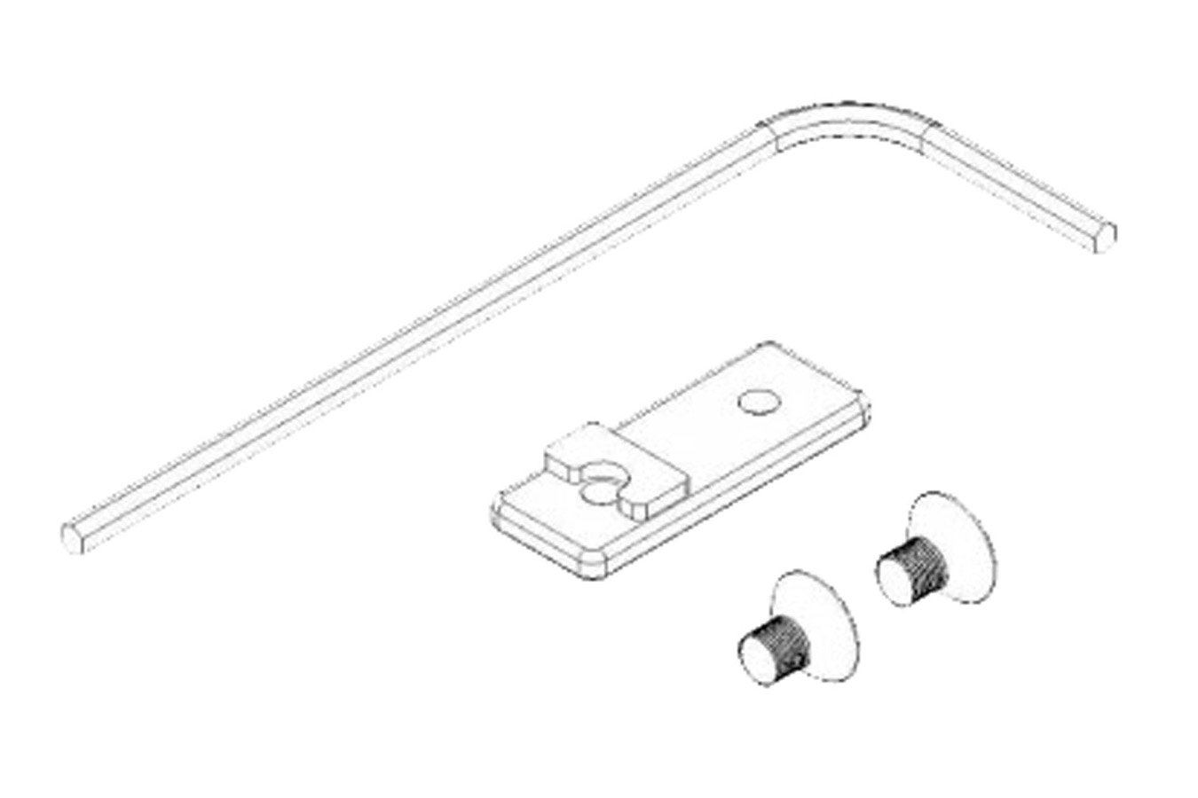 Kel-tec Mag Catch Kit Mag Catch Kit made of Steel with Black Finish for S&W 59 Sub 2000 Gen2 Magazines