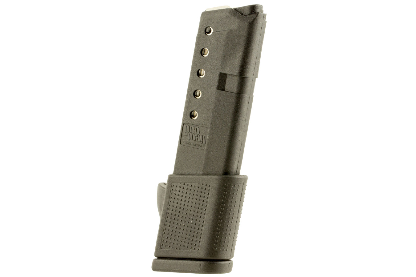 Promag Standard 10rd 380 ACP Compatible w/Glock 42 Black DuPont Zytel Polymer