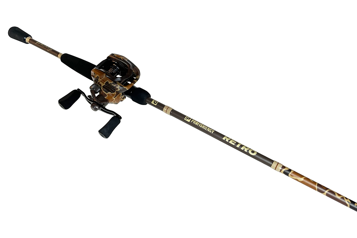 Profishiency Retro 7 ft MH Freshwater Baitcast Combo Rod