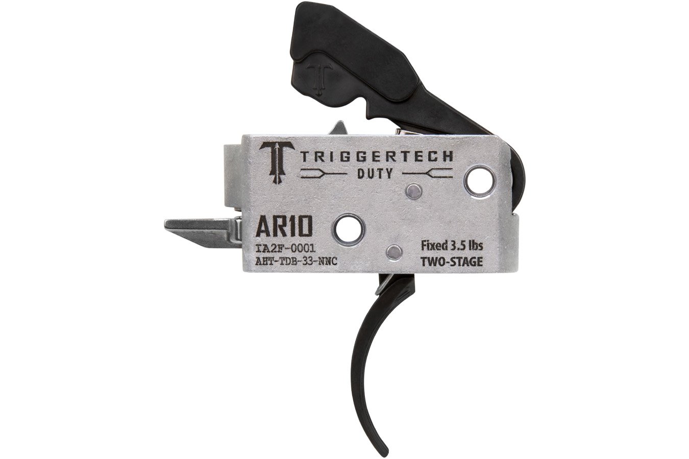 Triggertech Duty Curved Trigger Two-Stage 3.50 lbs Draw Weight Fits AR-10