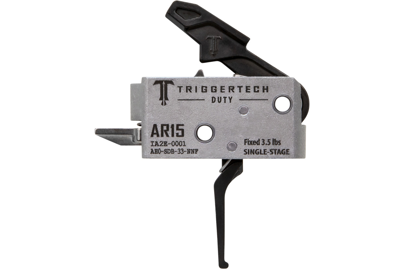 Triggertech Duty Flat Trigger Single-Stage 3.50 lbs Draw Weight Fits AR-15