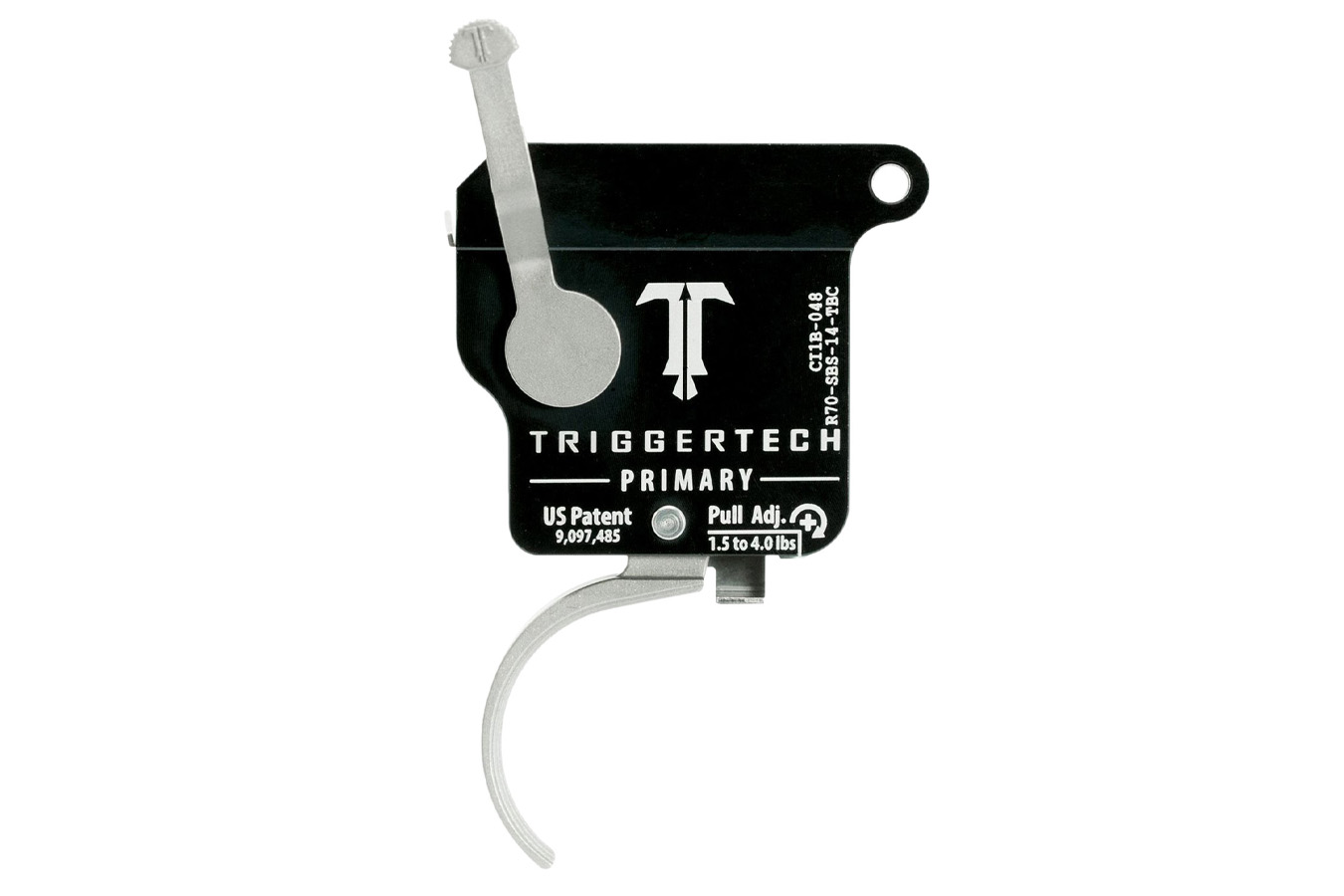 Triggertech Primary Single-Stage Traditional Curved Trigger with 1.50-4 lbs Draw Weight for Remington 700 Right