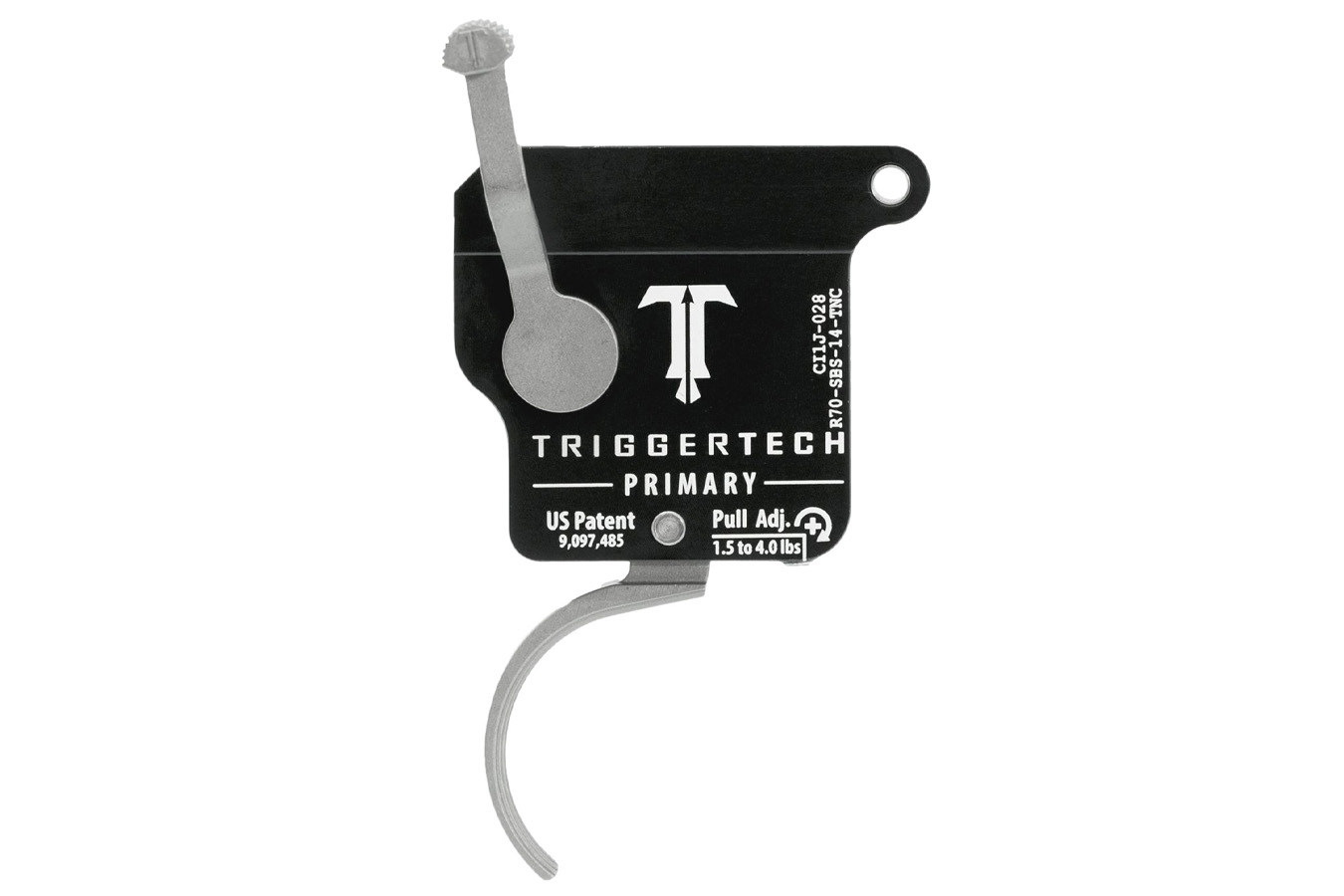 Triggertech Primary Without Bolt Release Single-Stage Traditional Curved Trigger with 1.50-4 lbs Draw Weight for Remington 700 Right