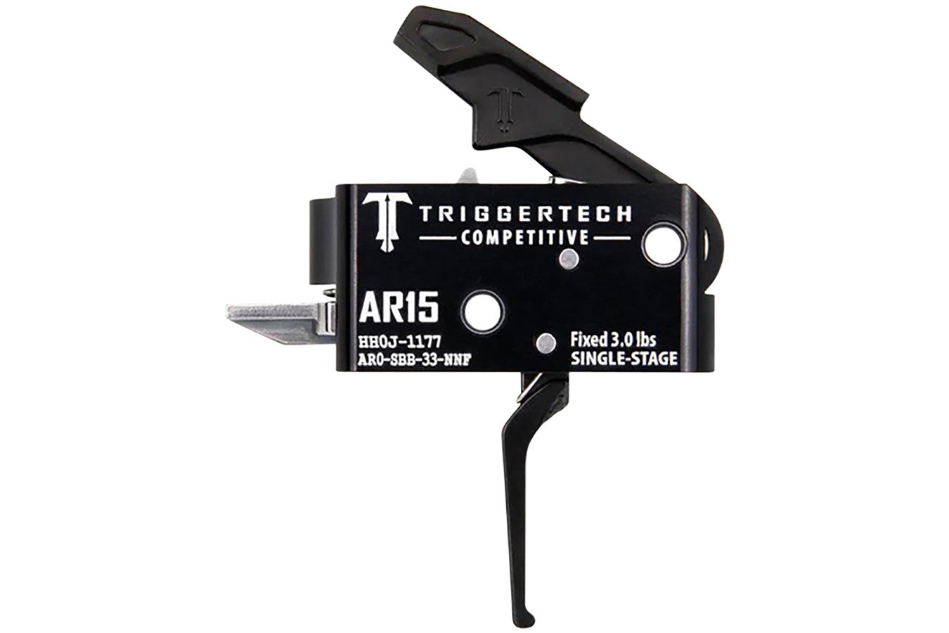 Triggertech Competitive Flat Single-Stage 3 lbs Fixed for AR-15