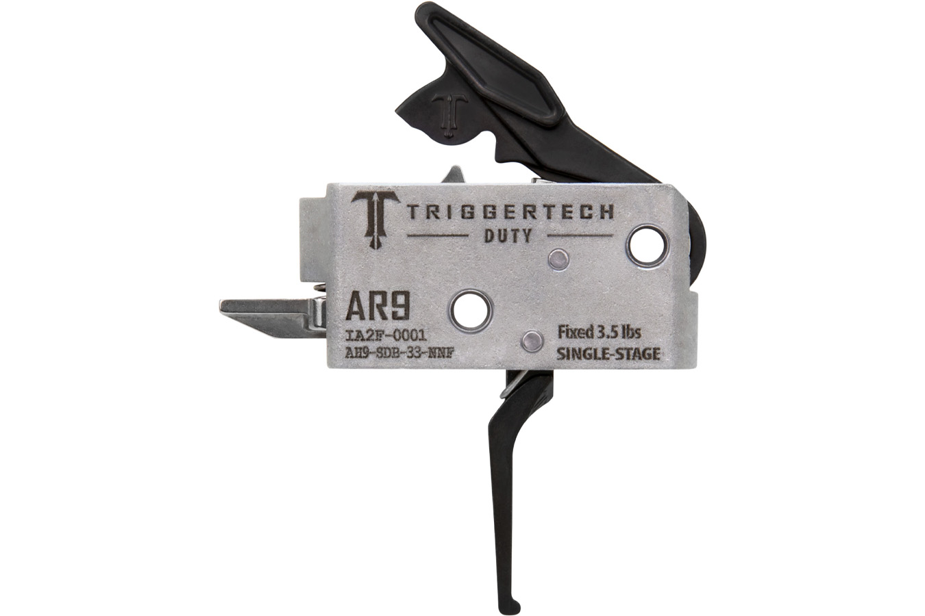 Triggertech Duty Flat Trigger Single-Stage 3.50 lbs Draw Weight Fits AR-9