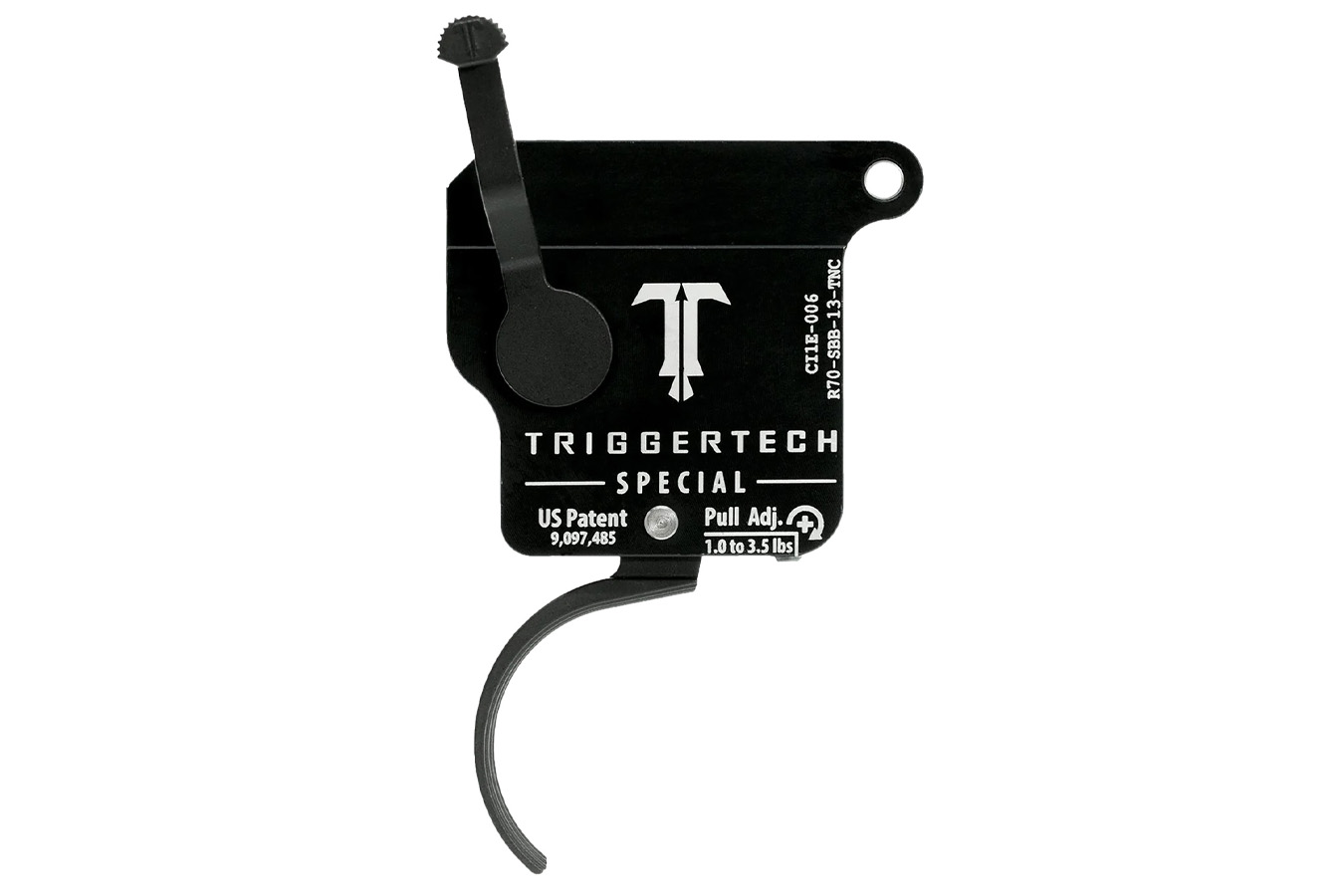 Triggertech Special Without Bolt Release Single-Stage Traditional Curved Trigger with 1-3.50 lbs Draw Weight for Remington 700 Right