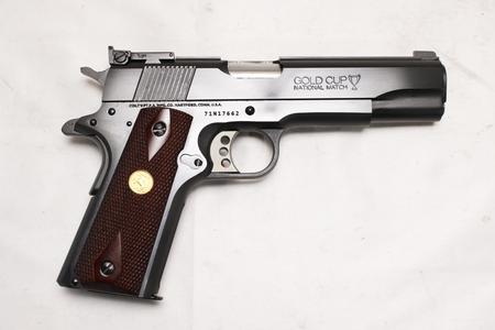 COLT 1911 GOLD CUP NATIONAL MATCH 45 ACP PISTOL
