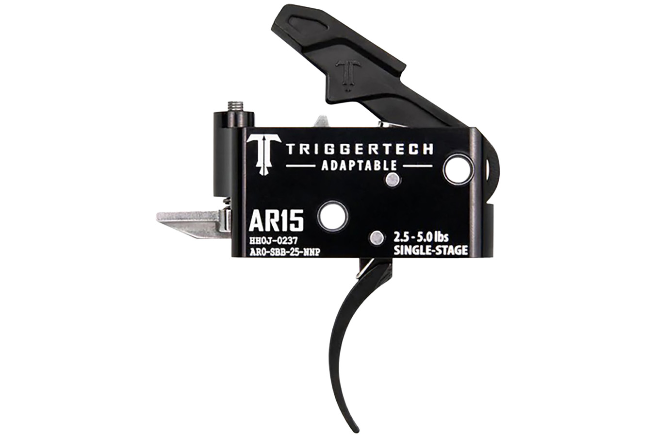 Triggertech Adaptable Pro Curved Single-Stage 2.5-5.0 lbs Adjustable for AR-15