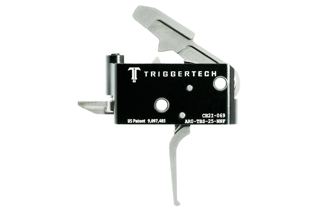 Triggertech Adaptable Primary Two-Stage Flat Trigger with 2.50-5 lbs Draw Weight for AR-15 Right