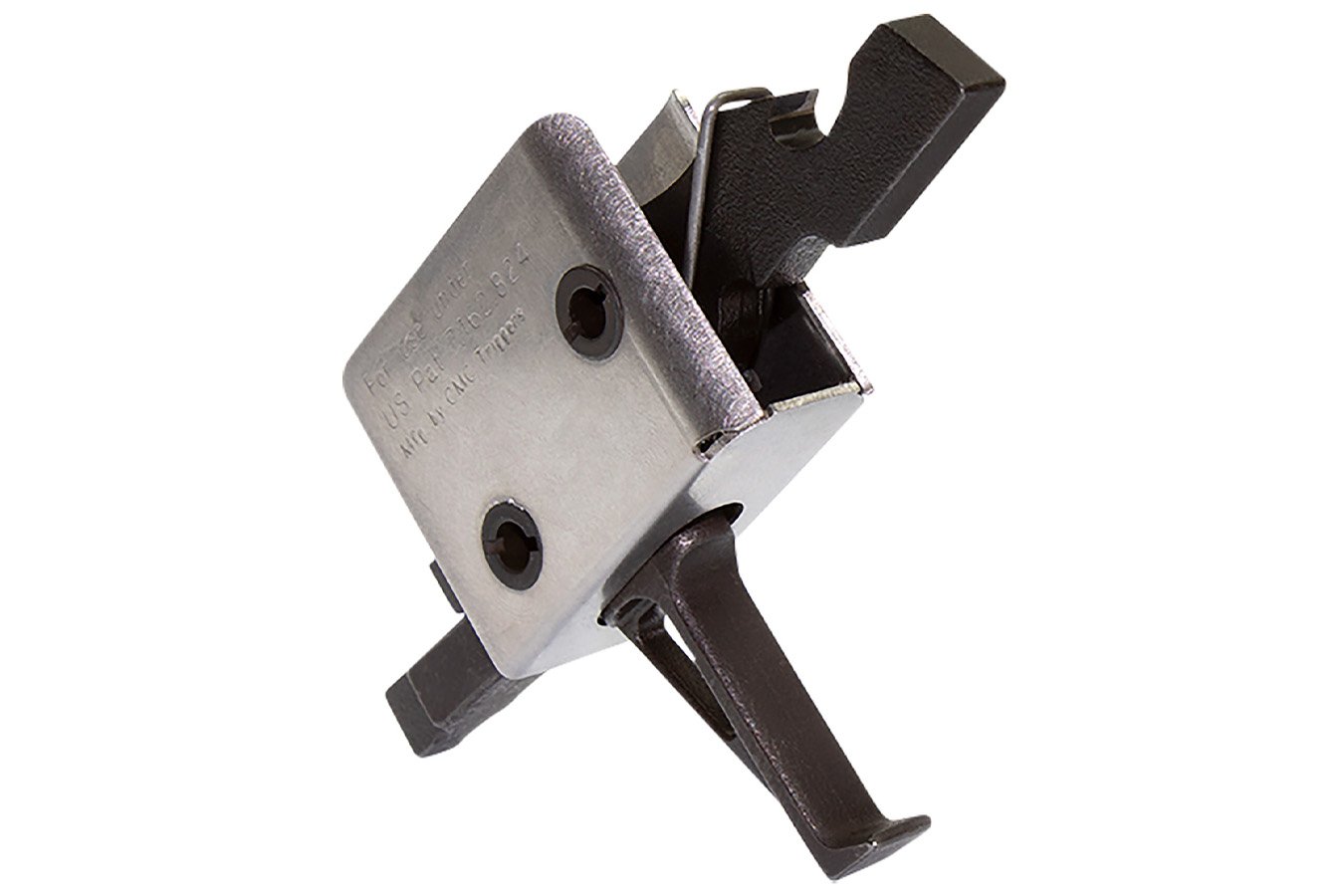 Cmc Triggers Drop-In Single-Stage Flat Trigger w/ 3.50 lbs Draw Weight & Black/Silver Finish