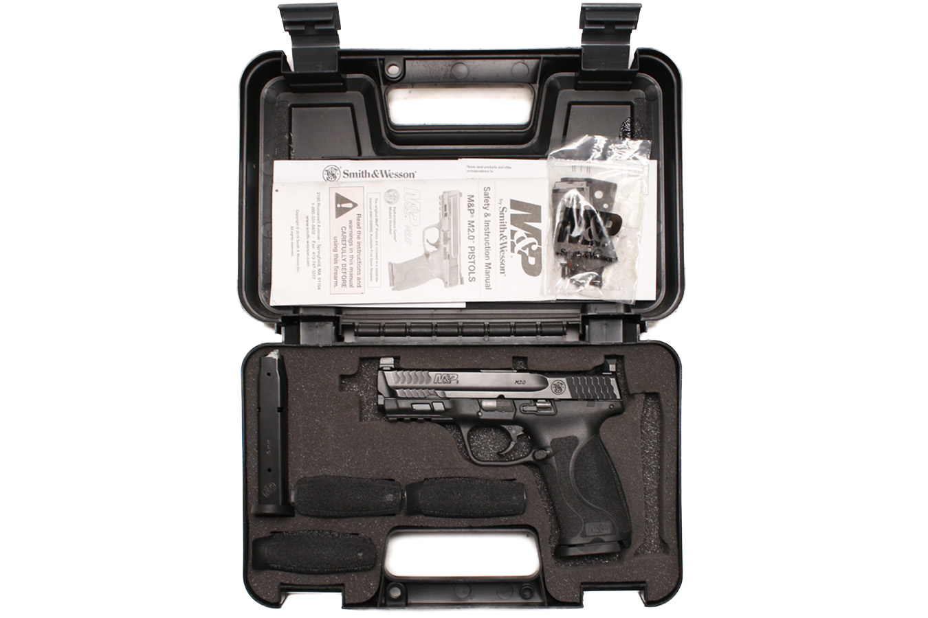 Smith & Wesson M&P9 M2.0 9mm Optic Ready Used Law Enforcement Sample Pistol with Suppressor Height Night Sights