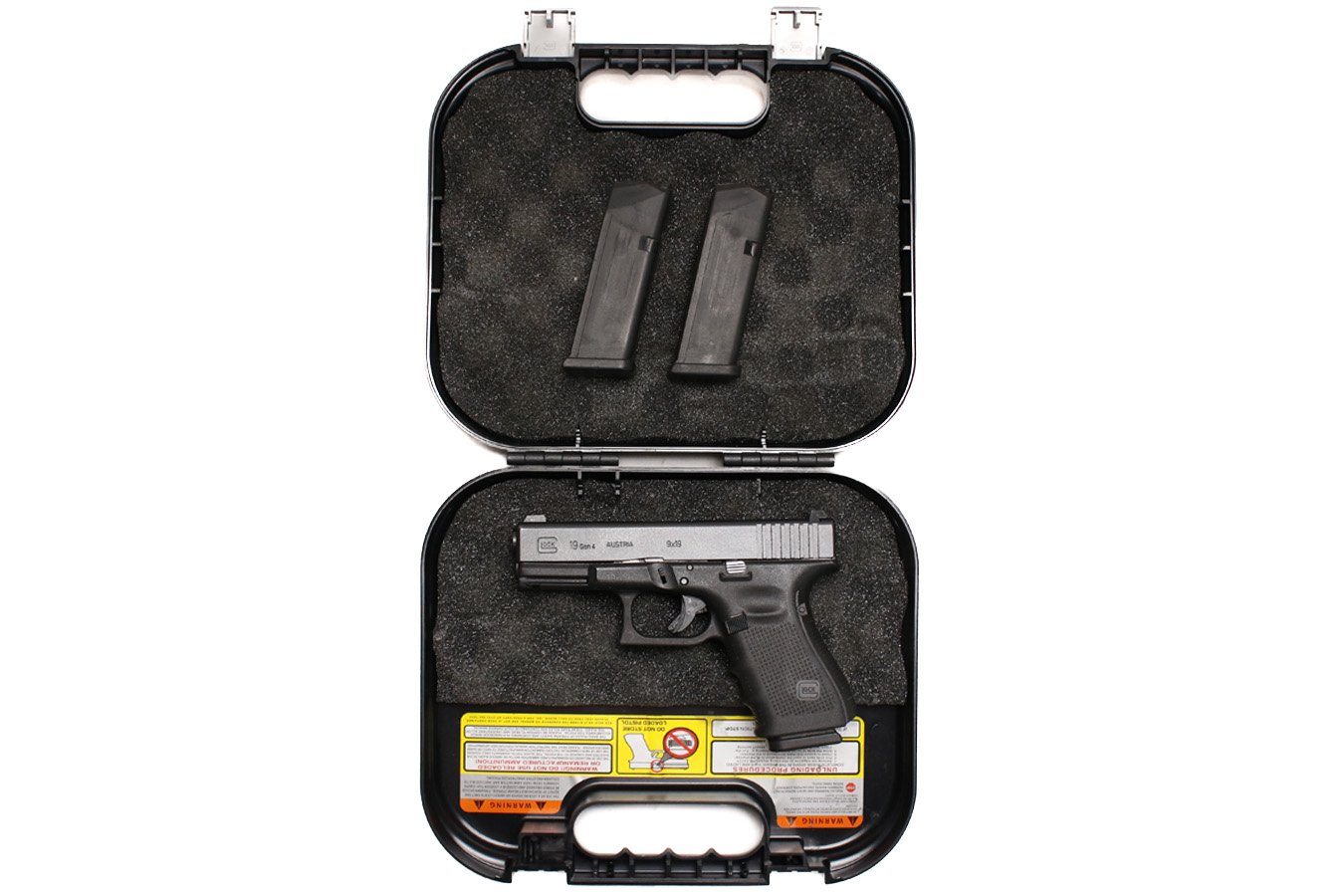 Glock 19 Gen 4 9mm Police Trade-In Pistol with Three Magazines and Original Box