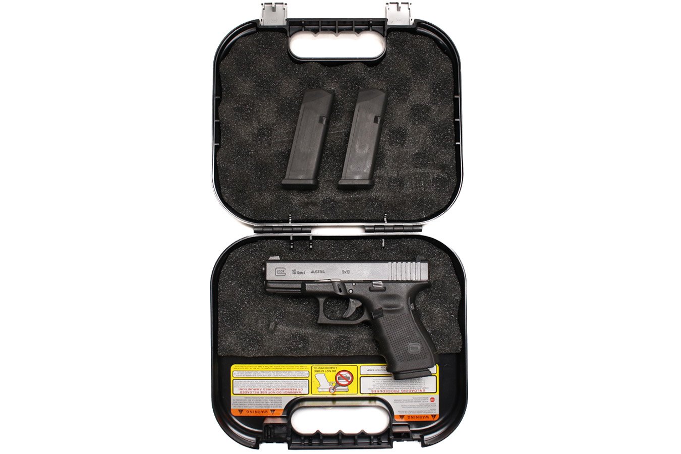 Glock 19 Gen 4 9mm Police Trade-In Pistol with Three Magazines and Original Box