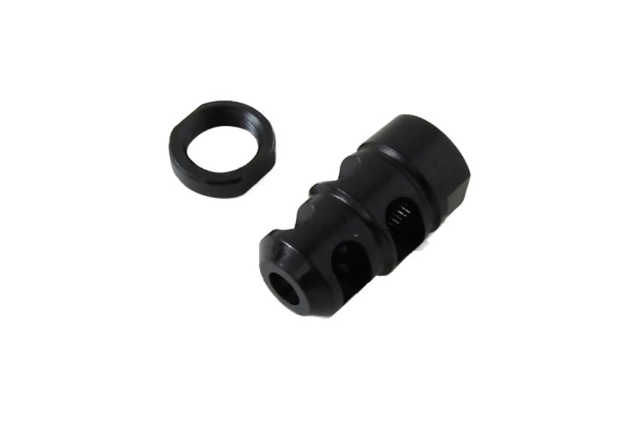 Kel-tec PLR-22 Muzzle Brake Kit Black Steel with 1/2