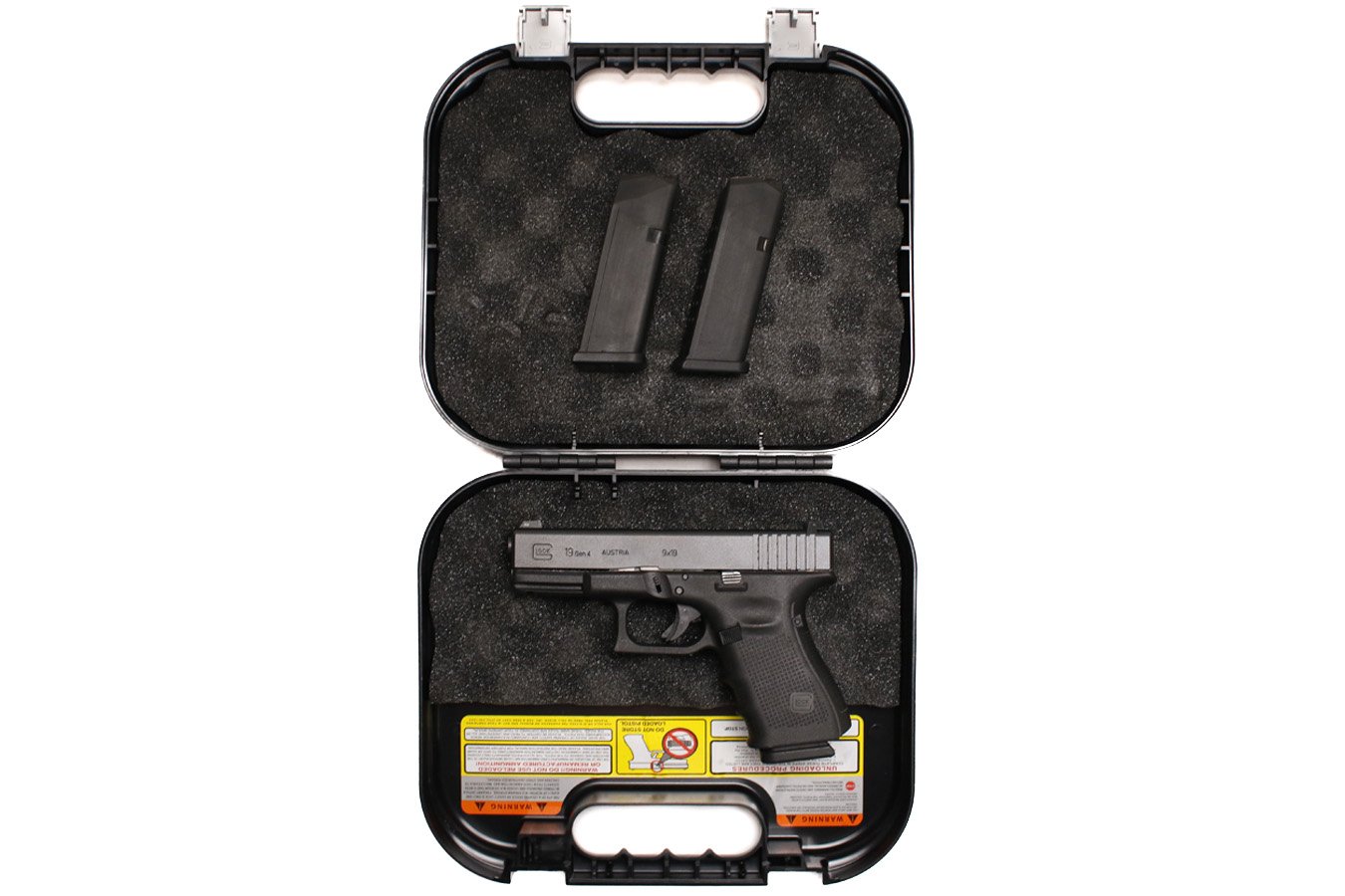 Glock 19 Gen 4 9mm Police Trade-In Pistol with Three Magazines and Original Box