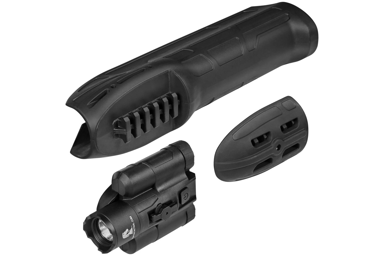 Adaptive Tactical  EX Performance Forend with 300 Lumen Flashlight, Black Polymer, Concealed 2