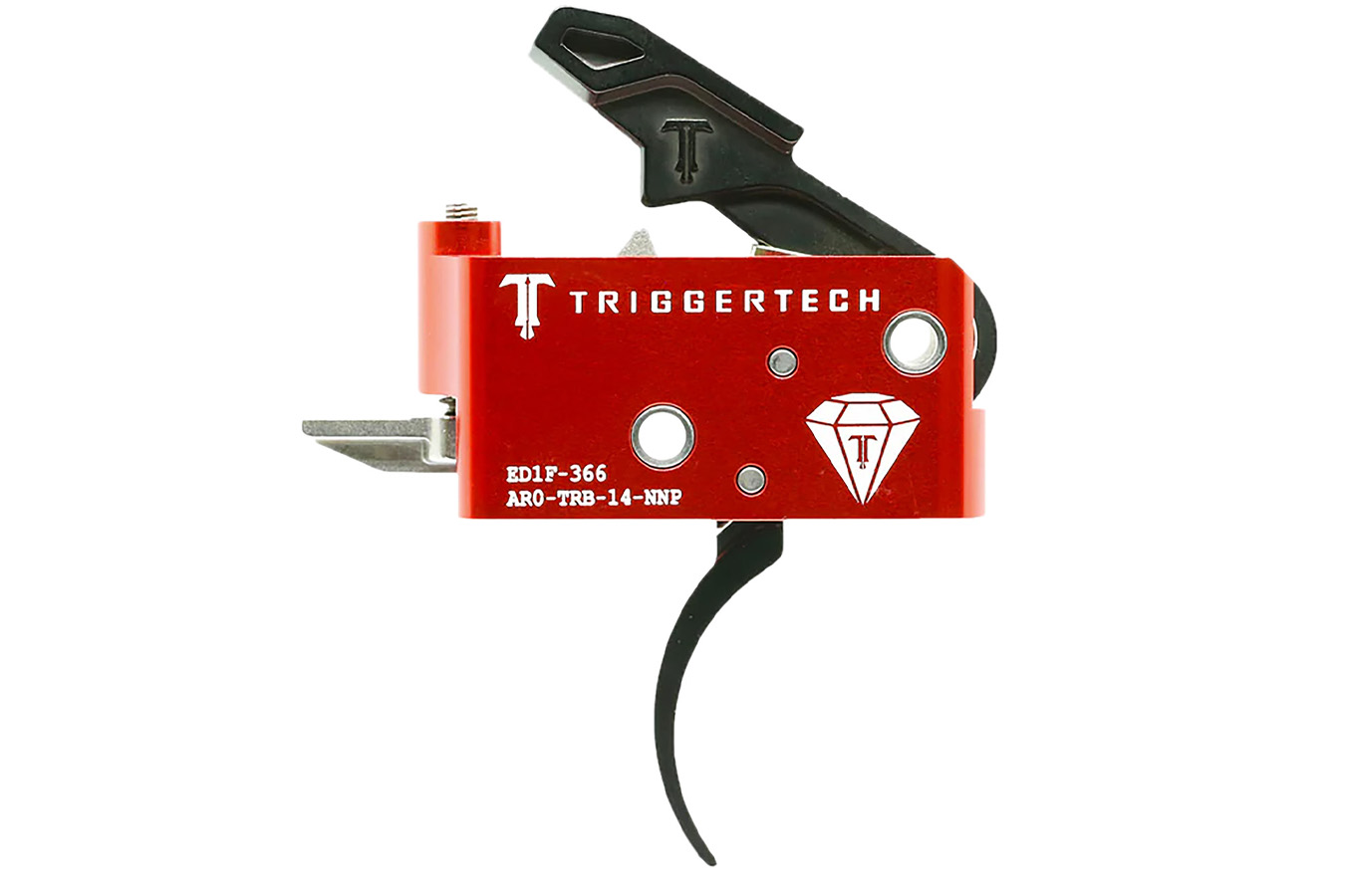 Triggertech Drop-In Trigger Group 2.0 Single-Stage Curve with 3.50 lbs Draw Weight Black w/ Blue Housing