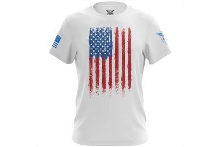 FRESH PAINT AMERICAN FLAG SS TEE