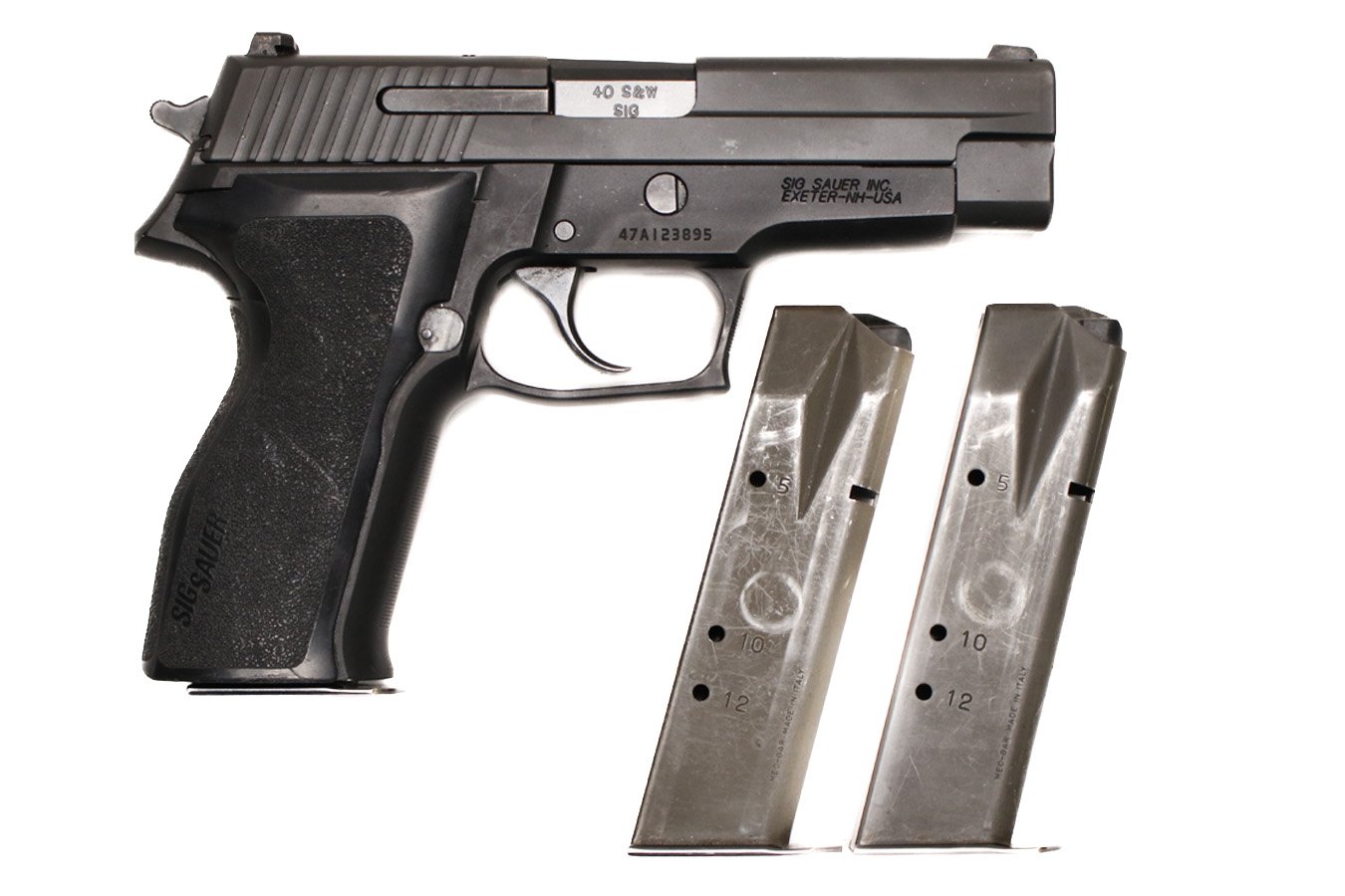 Sig Sauer P226 40 S&W DA/SA Police Trade-in Pistol with Three Magazines