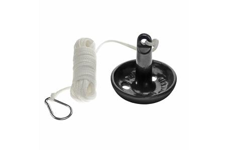 MUSHROOM ANCHOR KIT- 10LB COATED ANCHOR- 5/16IN X 50FT PP ANCHOR LINE WITH HOOK 