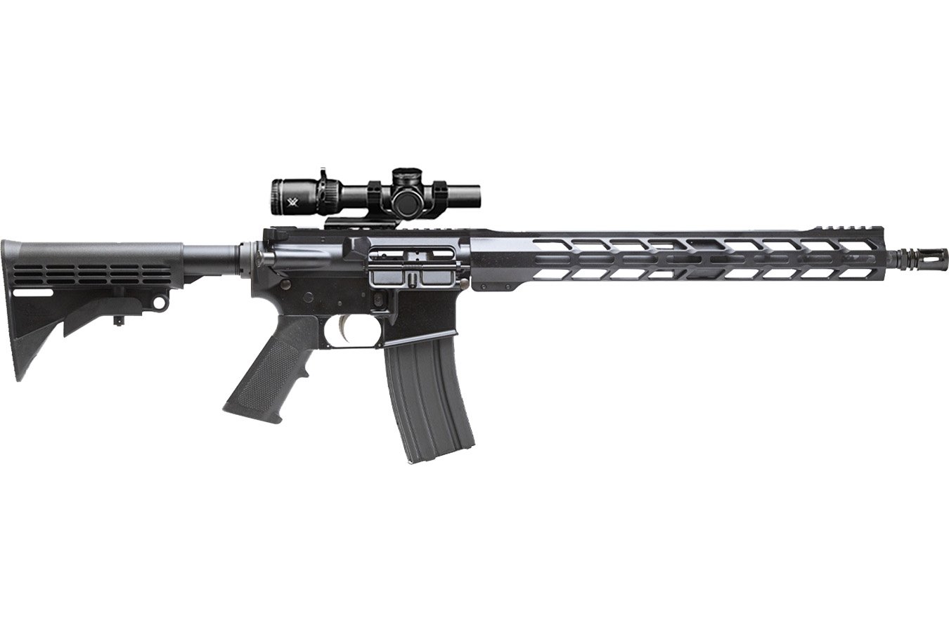 Anderson Manufacturing AM-15 Utility 5.56mm Semi-Automatic Rifle with Vortex Venom 1-6x24 Scope and Can