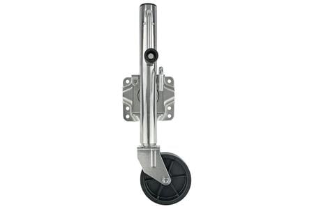 TRAILER JACK SWING-UP 1000LB ZINC PLATED SNAP RING MOUNT 