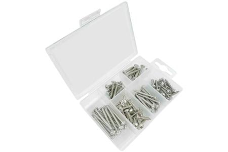 SS PAN HEAD TAPPING PHILLIPS HEAD KIT 84 PC