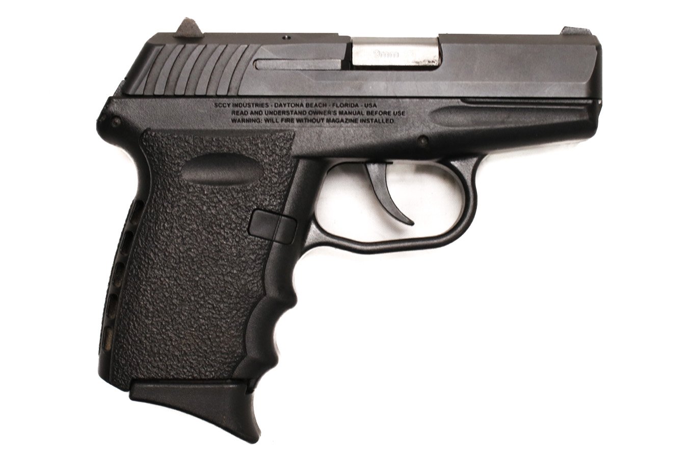 SCCY CPX-2 9mm Police Trade-In Pistol with Black Frame and Black Slide