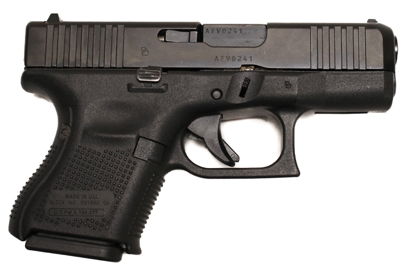 Glock 26 Gen 5 9mm Police Trade-In Pistol with Front Serrations